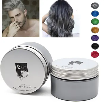

Harajuku Style Styling Instant Hair Color Pomades Waxes Mud Disposable Modeling Dye Cream Hair Color Wax Washable