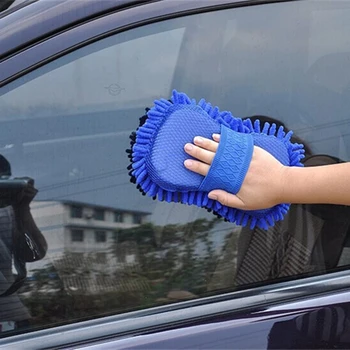 

Hot Ultrafine Fiber Chenille Anthozoan Car Wash Gloves Microfiber Car&Motorcycle Washer Supplies Car care brushes cleaning Tools