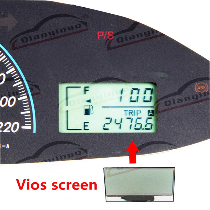 Qianyinuo приборная панель ЖК-экран для Toyota Vios приборного кластера(2008-2012