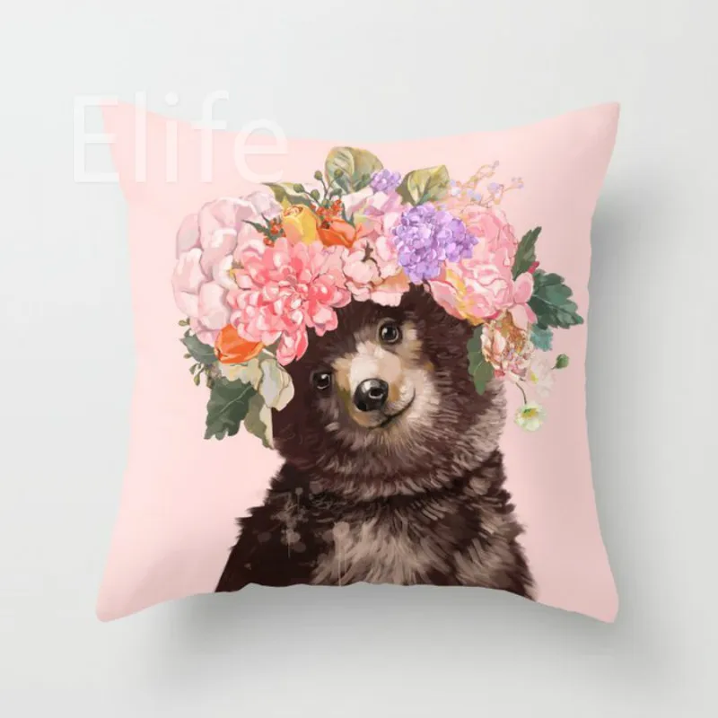 baby-bear-flowers-crown-pillows