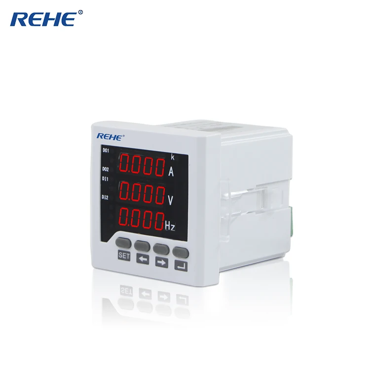 REHE RH-UIF63 72*72 мм однофазный цифровой комбинированный измеритель светодиодный