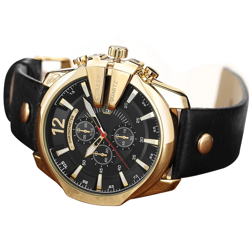 CURREN Men’s Sports Quartz Watch Men Top Brand Luxury Designer Watch Man Quartz Gold Clock male Fashion Relogio Masculino Date CURREN Men’s Sports Quartz Watch Men Top Brand Luxury Designer Watch Man Quartz Gold Clock male Fashion Relogio Masculino Date