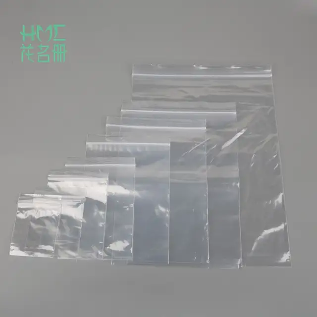 Us 1 12 30 Off 100pcs Zipped Plastic Bags Jewelry Ziplock Zip Lock Reclosable Poly Clear Packaging Bag Food Storage Kitchen Pouch In