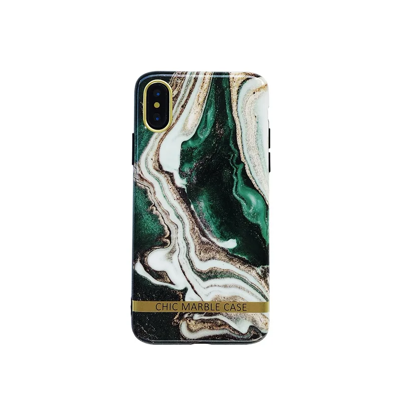 

iphone xr case чехол на айфон 7 Soft Shell for Apple Phone Smooth Retro Marble Trend X XsMAX 8Plus 7Plus 6SPlus Fall Proof