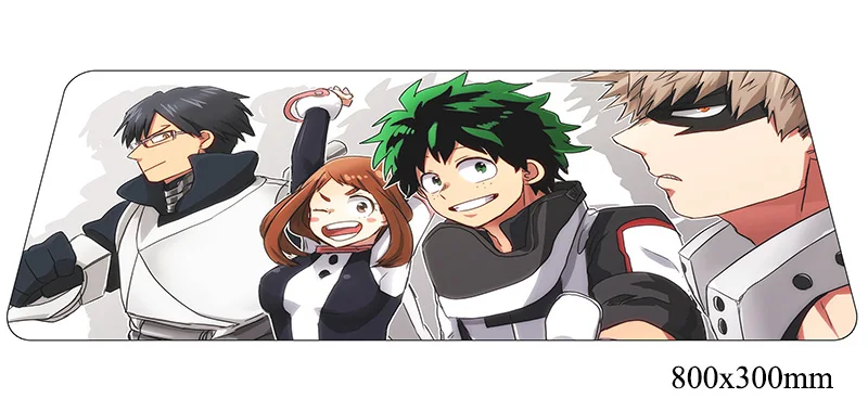 Коврик для мыши Boku no hero academia новый компьютерный геймерский коврик 800x300x2 мм лучший