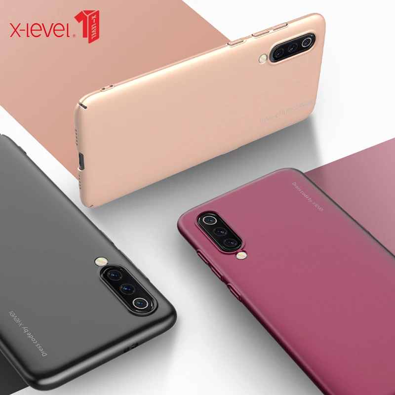 

For Xiaomi Mi 9 Case X-Level Fashion Slim Premium PC Hard Back Protective Shell Case Skin Cover For Xiaomi Mi9