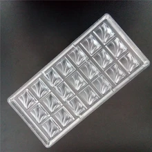 Gebäck zubehör polycarbonat schokoladenformen, spindrift geformt kunststoff-gebäck formen, kitchen baking pastry werkzeuge