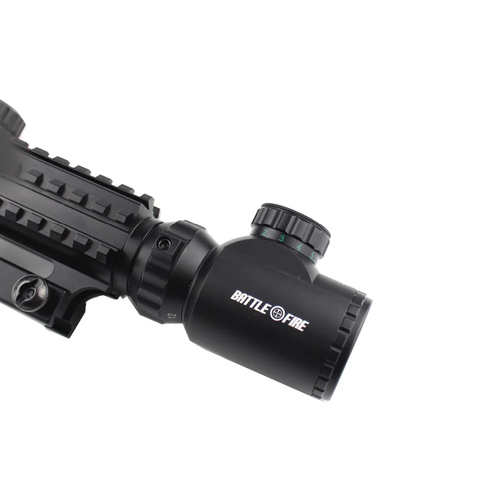 4-12X50 Illuminated Rangefinder Reticle Rifle Scope Holographic 4 Reticle Sight 11mm and 20mm Red Laser Combo RiflescopeIMG_7019