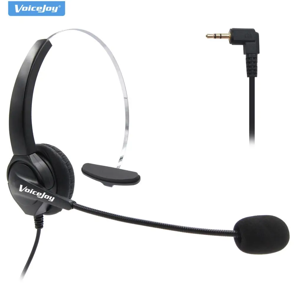 One additional ear pad +2.5mm plug headset headphone with noise