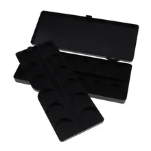 Палитра акварели складной лоток для краски пластиковый поддон для краски с 24 отделениями черный/белый/розовый на выбор