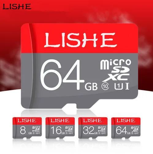 

LISHE Top quality Memory card micro sd 128GB 64GB SDXC SDHC cheap Micro sd card 64gb 128gb for Phone/Tablet/PC