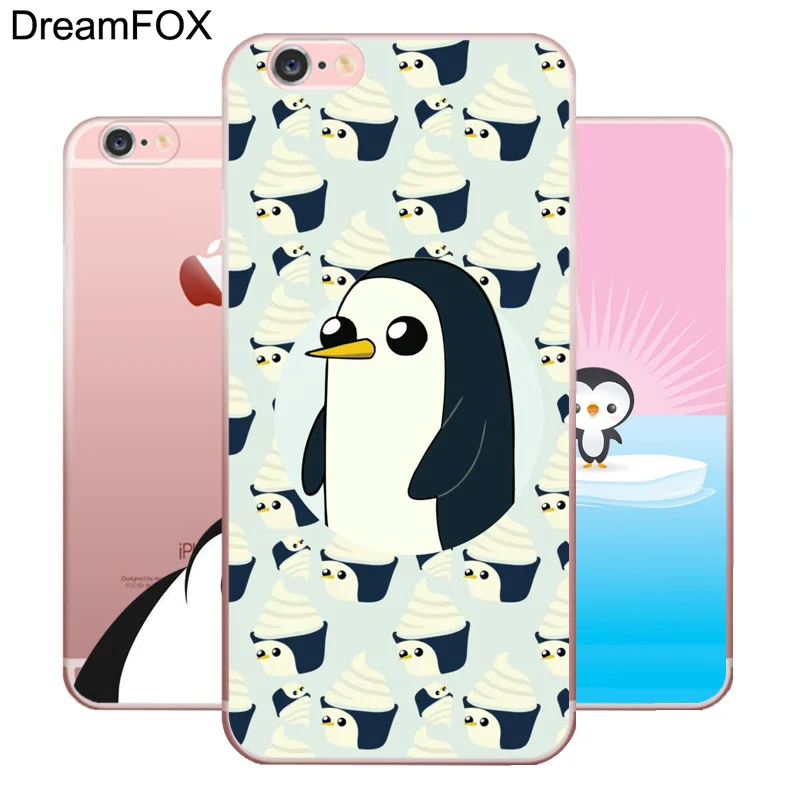 DREAMFOX N132 Lovely Penguin Polar Bear Soft TPU Silicone Cover For Apple iPhone XR XS Max 8 X 7 6 6S Plus 5 5S SE 5C 4 4S Case |