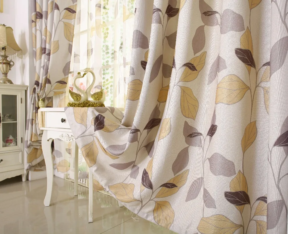 Modern Fashion Warm And Cozy Atmosphere Leaves Pattern Printed Cozy Atmosphere Leaves Pattern Printed