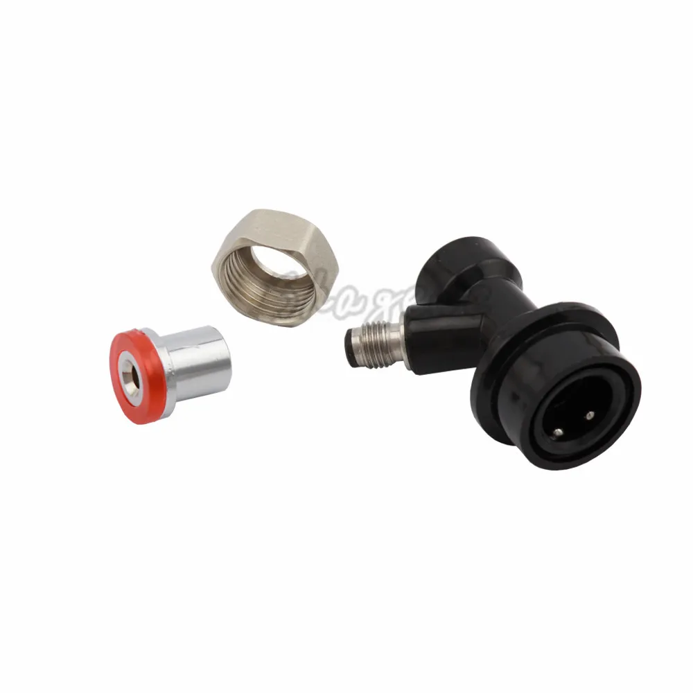 Corny Keg Liquid Ball Lock Disconnect With Adapter Convert Kit Fit Kegging Homebrew Cornelius Keg Beer Tap MFL Quick Connect (13)