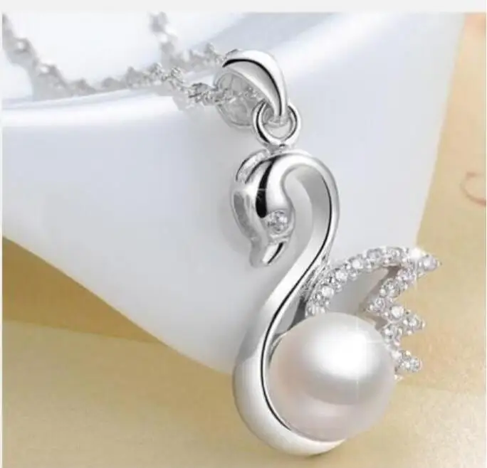 

18" 11-12mm natural south sea white pearl necklace pendant