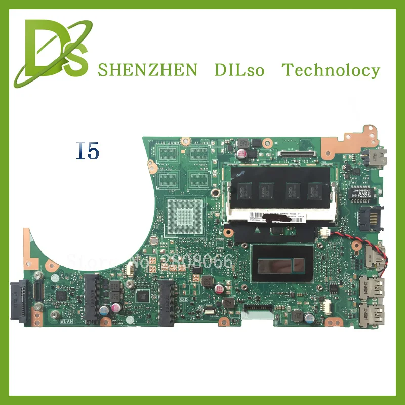 For ASUS S551LB S551LA Integrated Laptop motherboard with cpu i5 on board 100% tested motherboard new motherboard asus g31m s support ddr2 775 pin integrated small board g31m g31 motherboard