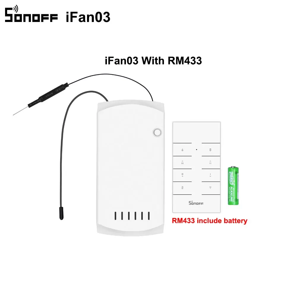 SONOFF iFan03 Wifi умный вентилятор переключатель потолочный вентилятор/контроллер