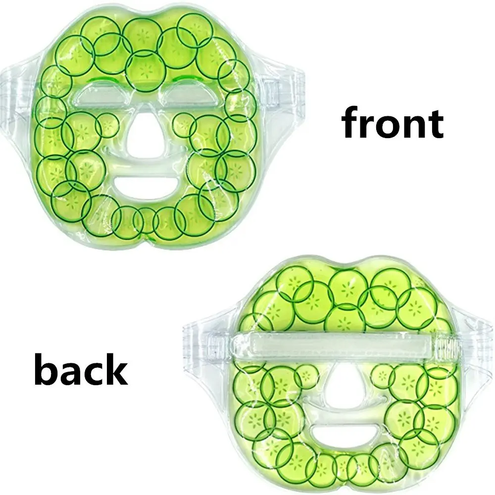 Холодный гель-маска для лица охлаждения льдом для ухода за кожей лица, глаза, отличная горячей и холодной терапии с перцем чили для снятия мигрень, бессонница, Красота уход