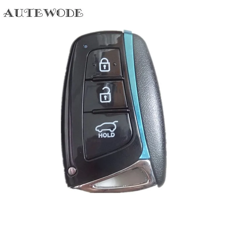 AUTEWODE корпус дистанционного ключа подходит для Hyundai Genesis 2013-2015 Santa Fe Equus Azera control