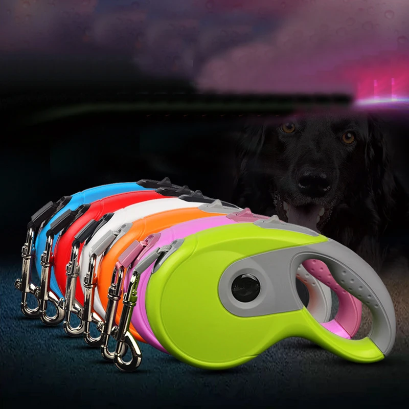 prativerdi Automatic Traction Rope Retractable Leash 3 Meters Nylon Flexible Cat Dog Lead Leashes Sport Collars Pet Products6