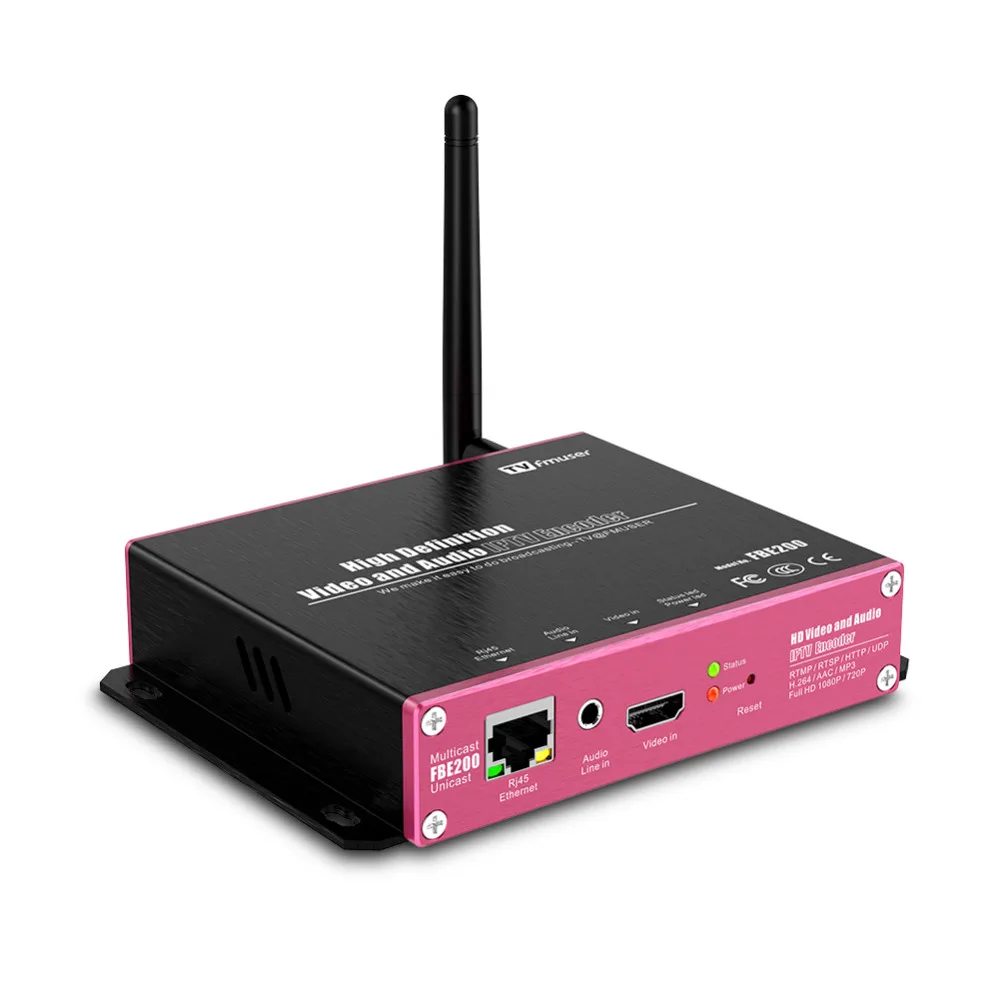 FMUSER FBE200 H.264 H.265 WIFI видео iptv HDMI кодировщик HD IPTV прямая трансляция для проекта