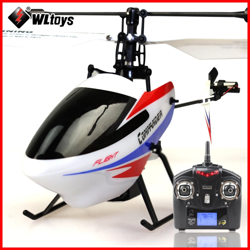 Wltoys Вертолет с ЖК дисплеем 4 канала 2 ГГц гироскоп Электрический Летающий