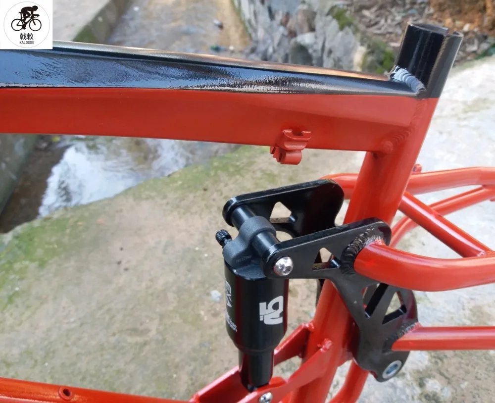 Excellent Kalosse Diy colors   Beach bike frame  air suspension  Fat bike  frame   26*4.8  tires 190mm  17 inch 5