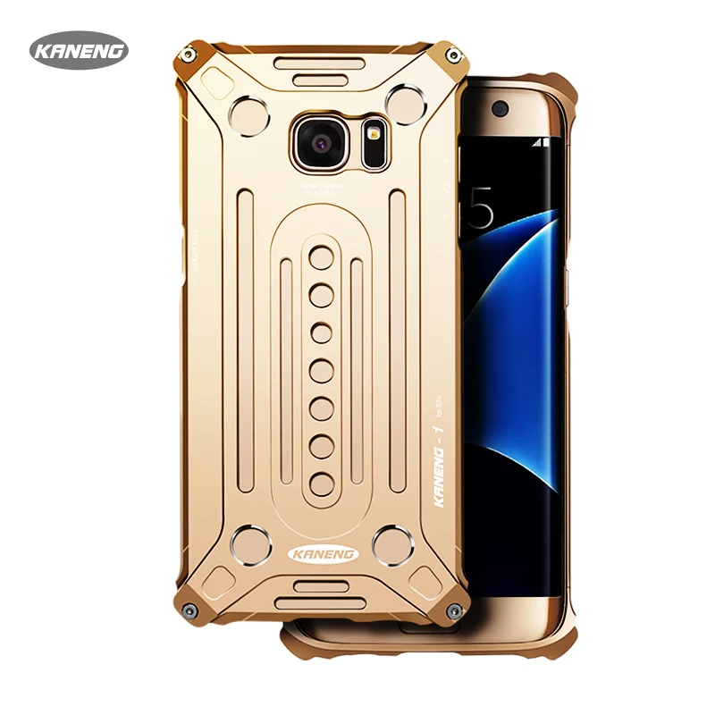 Модный чехол 5 цветов для Samsung Galaxy S7 роскошный тяжелый металлический авиационный