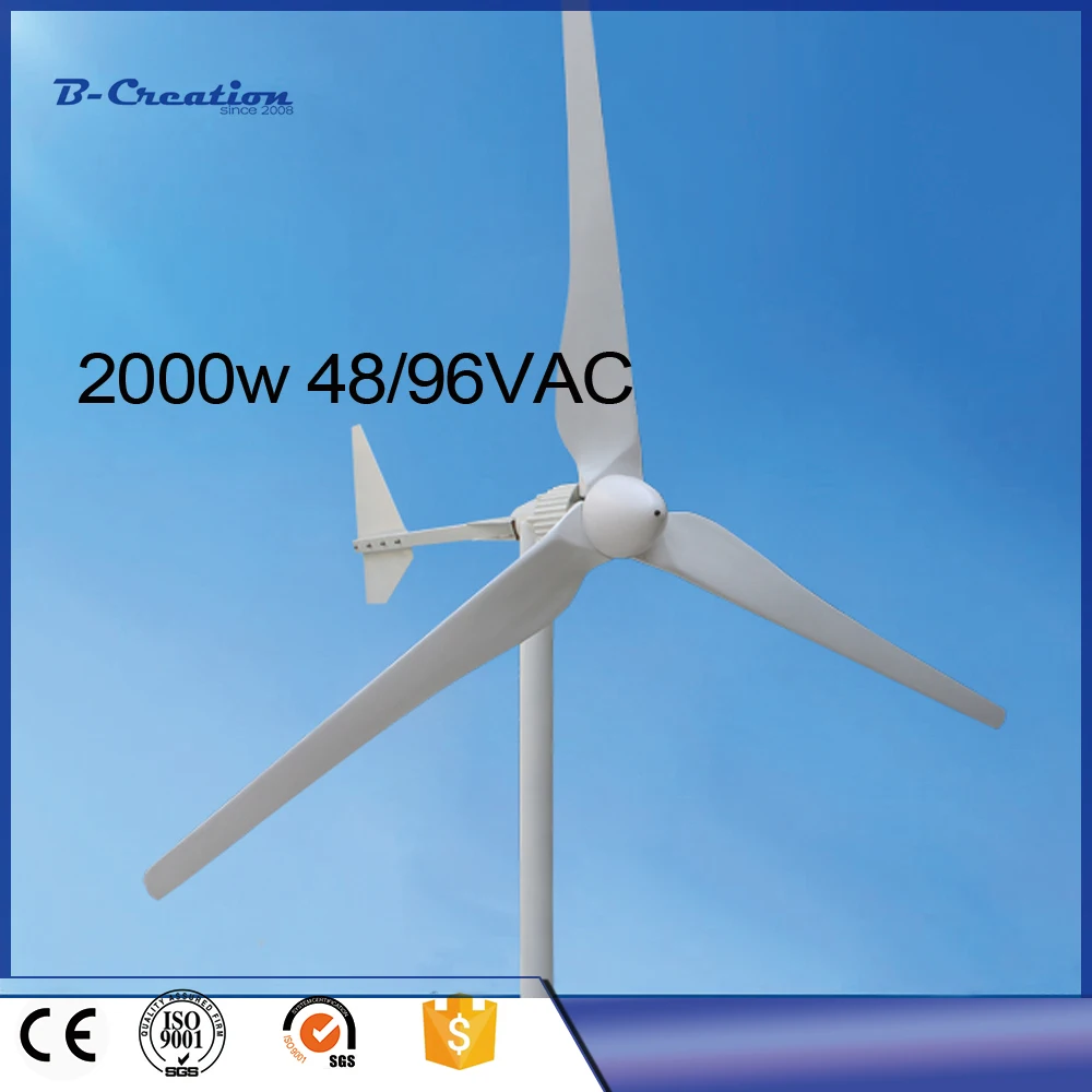2017 Wind Power Generator Gerador De Energia 2000w Wind For Turbinen-generator 48v/96ac Turbine With Ce And Iso Certificates 2017 Wind Power Generator Gerador De Energia 2000w Wind For Turbinen-generator 48v/96ac Turbine With Ce And Iso Certificates