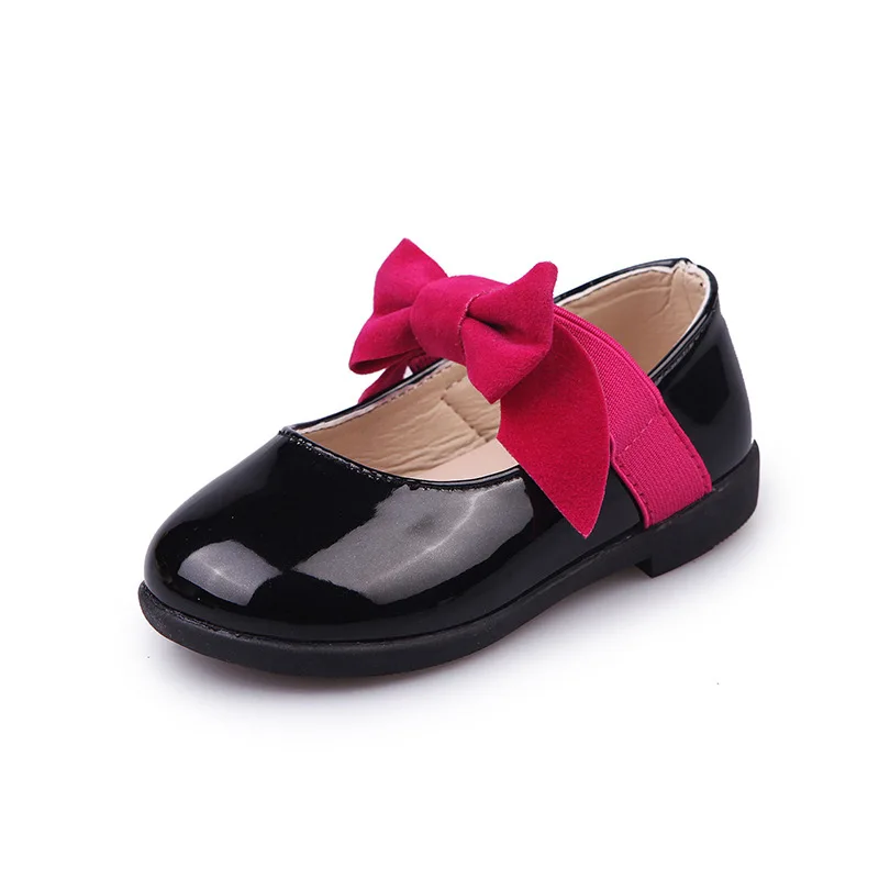 JGVIKOTO Spring Autumn Girls Shoes PU Leather Soft Kids Flats Children