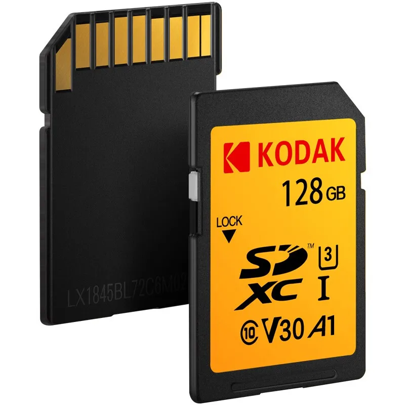 Карта памяти Kodak SD SDHC sd-карта 16 ГБ 32 ГБ 64 Гб 128 ГБ 256 ГБ SDXC C10 U3 U1 V30 UHS-I картао де карты памяти для камеры