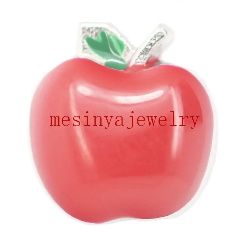 

10pcs Apple Fruit Custom Floating Charms For Glass Locket