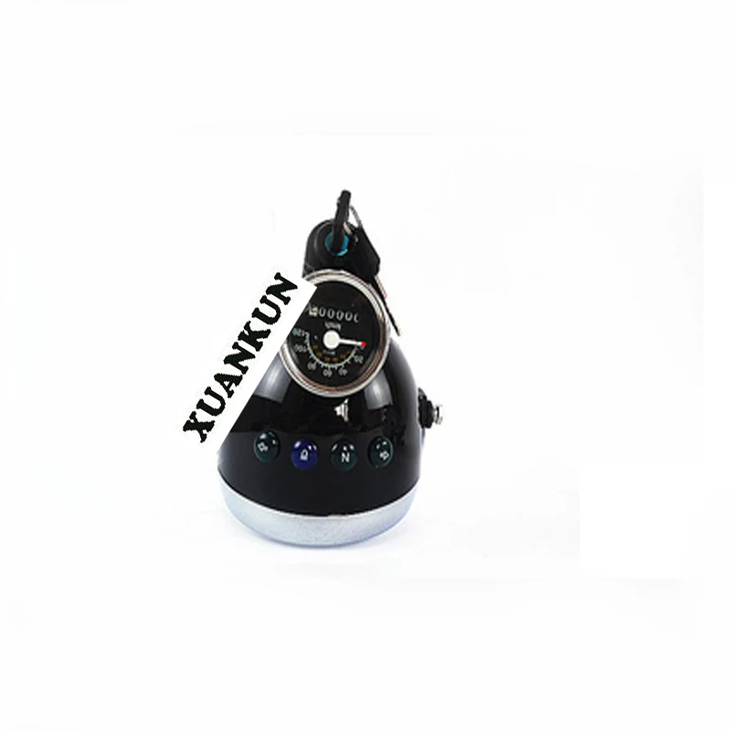 Аксессуары для мотоциклов XUANKUN CG125 JH70 светодиодные часы Интегральная фара за