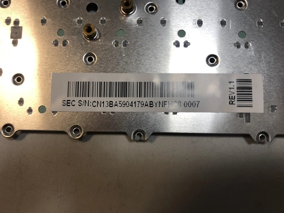 Серебряная клавиатура для ноутбука с подсветкой Samsung NP900X5N 900X5N английская