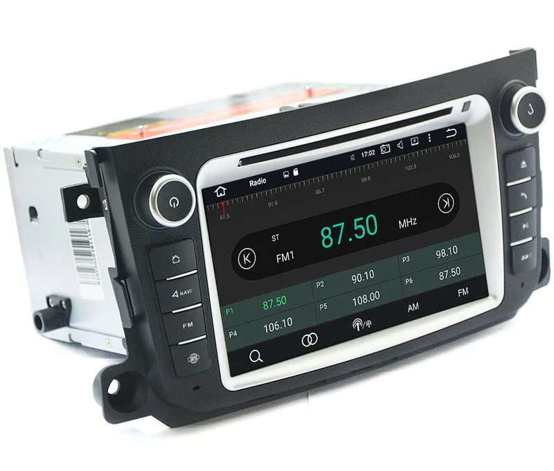 Best HIRIOT 7 Inch IPS Android 8.0 CAR DVD GPS Player For Mercedes Benz Smart 2011 2012 2013 2014 Navigation Auto Radio 4G+32G DAB+ 7