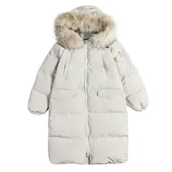 Зимняя женская куртка 2019 модная новая с капюшоном Толстая Свободная Женская хлопковая куртка большого размера и зимняя хлопковая куртка