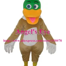 Дешевая зеленая голова Дикий костюм утки костюм взрослых Размер Wigeon Кряква Mascotte костюм маскарадный костюм SW1291