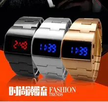 2015 Brand new military Fashion digital electronic Red and blue LED watches man wrist watch for men watch