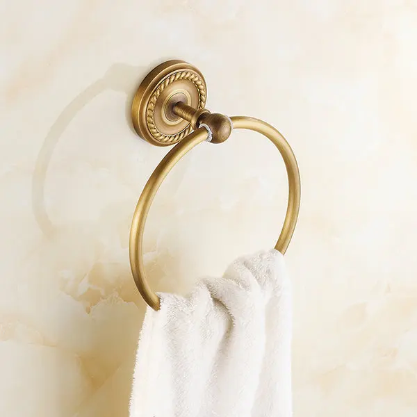 AB1 серии античное латунное кольцо для полотенца отделка Аксессуары для ванной настенный стеллаж для выставки товаров 7003A