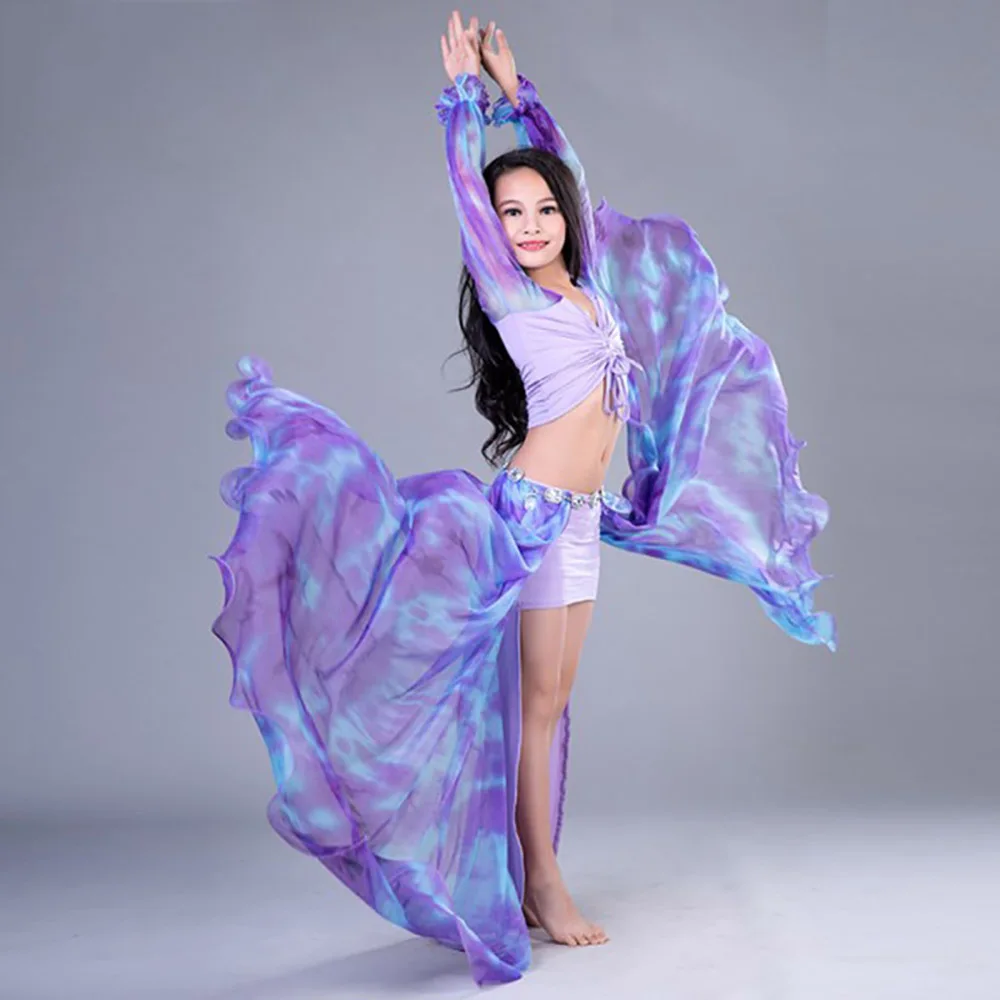 Buy Fashion Belly Dance Costume For Girl Red Purple