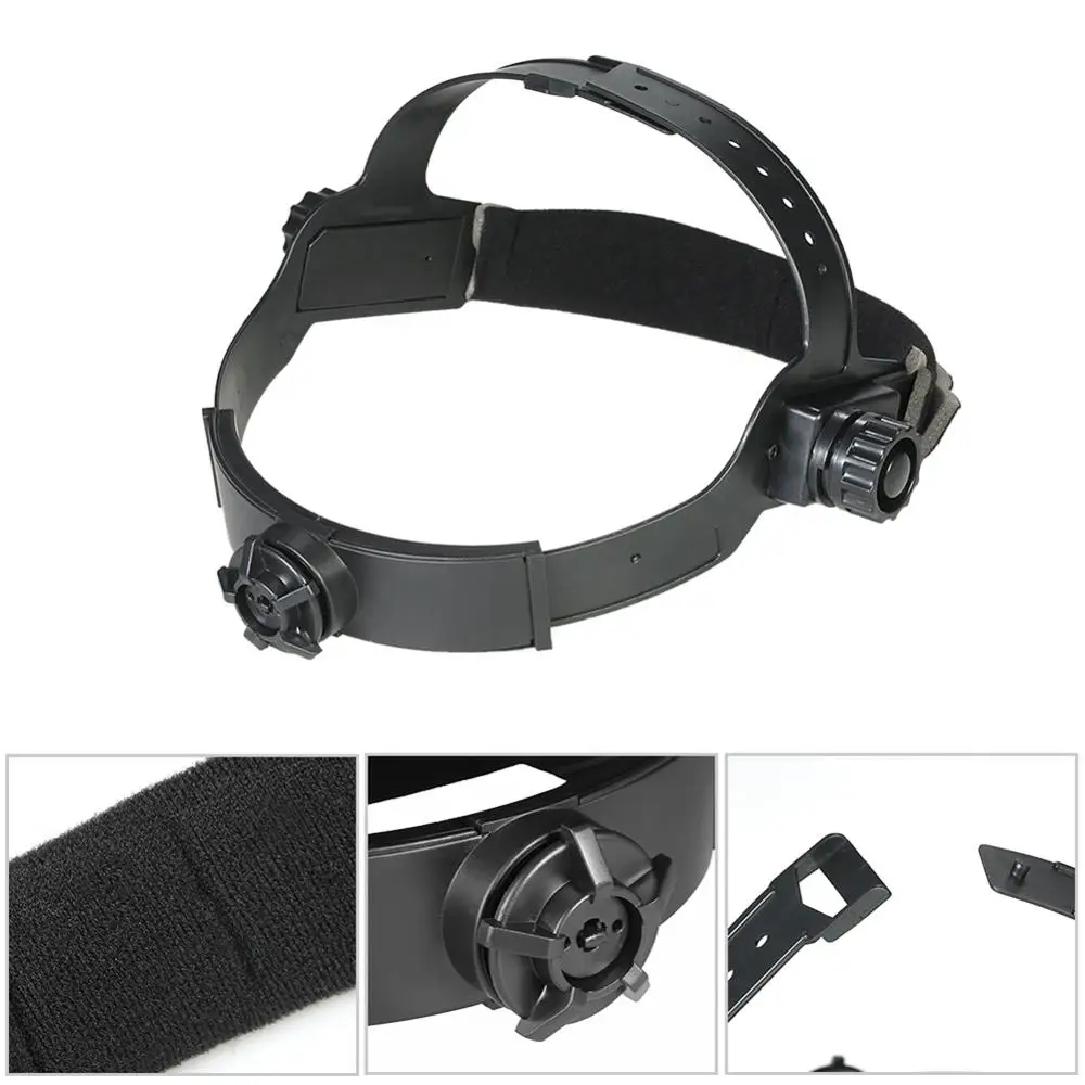 

Welder Adjustable Welding Mask Headgear Headband Solar Auto Darkness Helmet Replacement Accessories