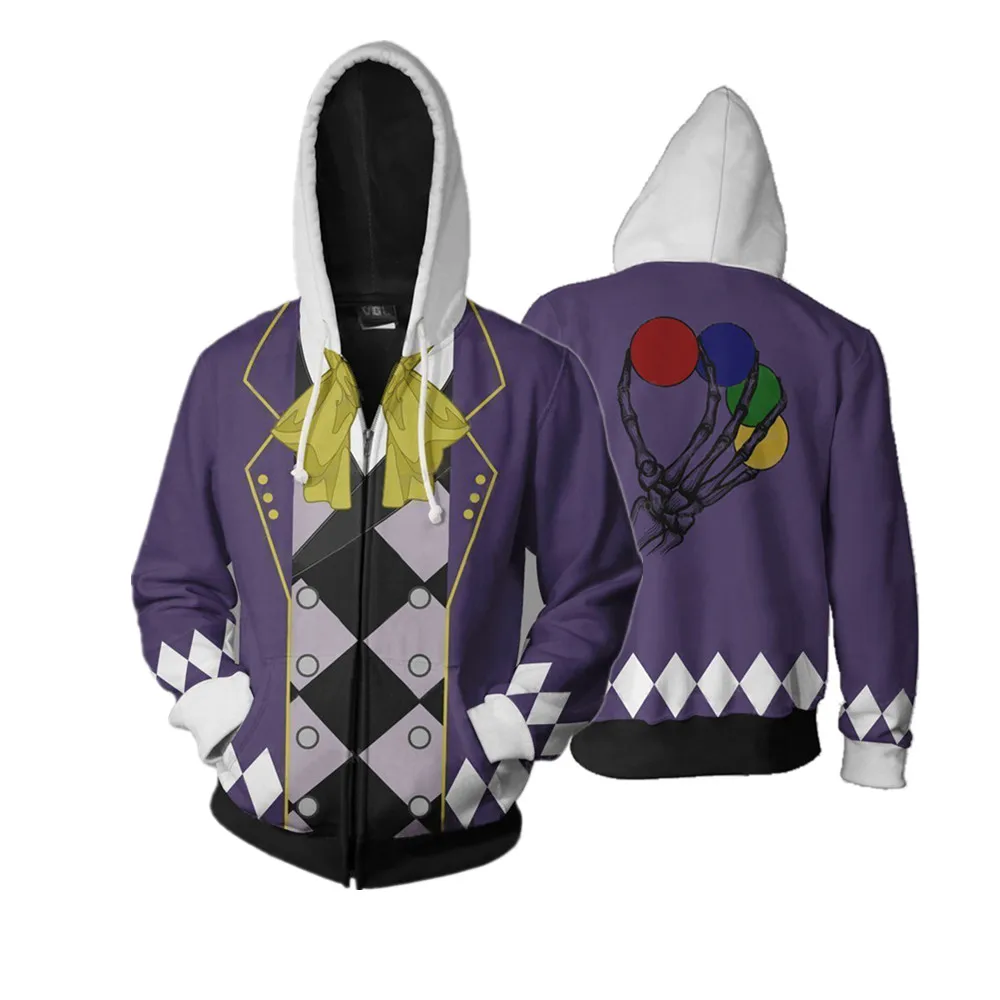 

3D Print Anime Black Butler Full Zip Thin Hoodies Mens Womens Cool Pullover Tops Coat Jacket Unisex Jumper Sweatshirt