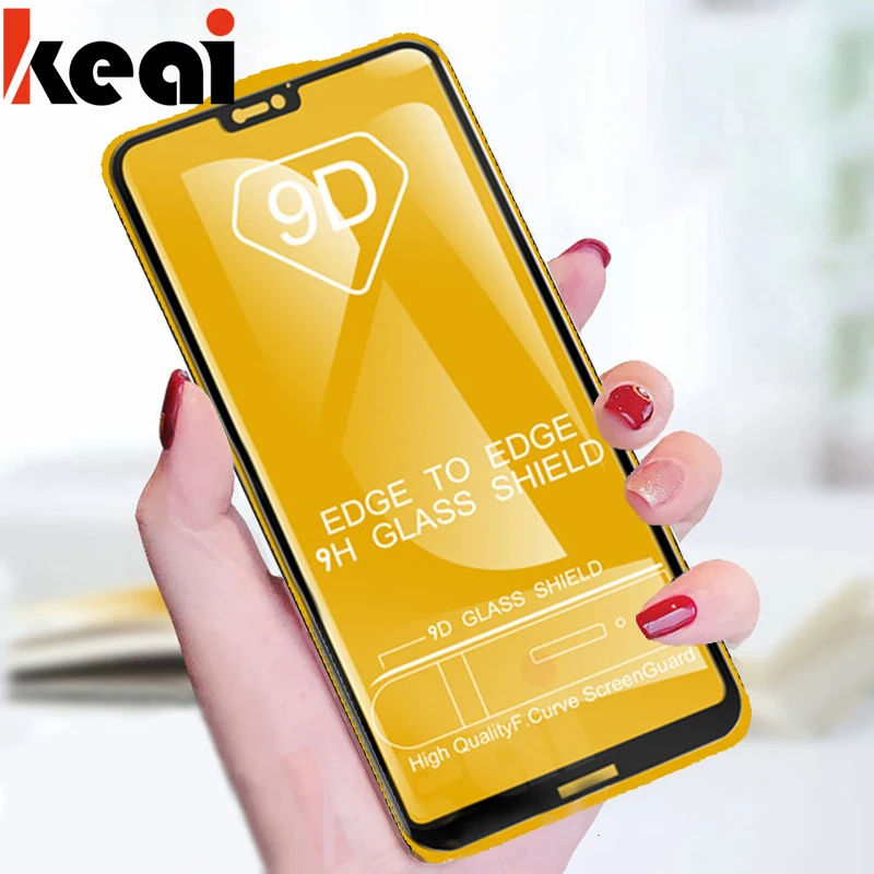 9D полное покрытие закаленное стекло для Huawei P Smart 2018 2019 защита экрана на P30 Mate 20 P20 P10
