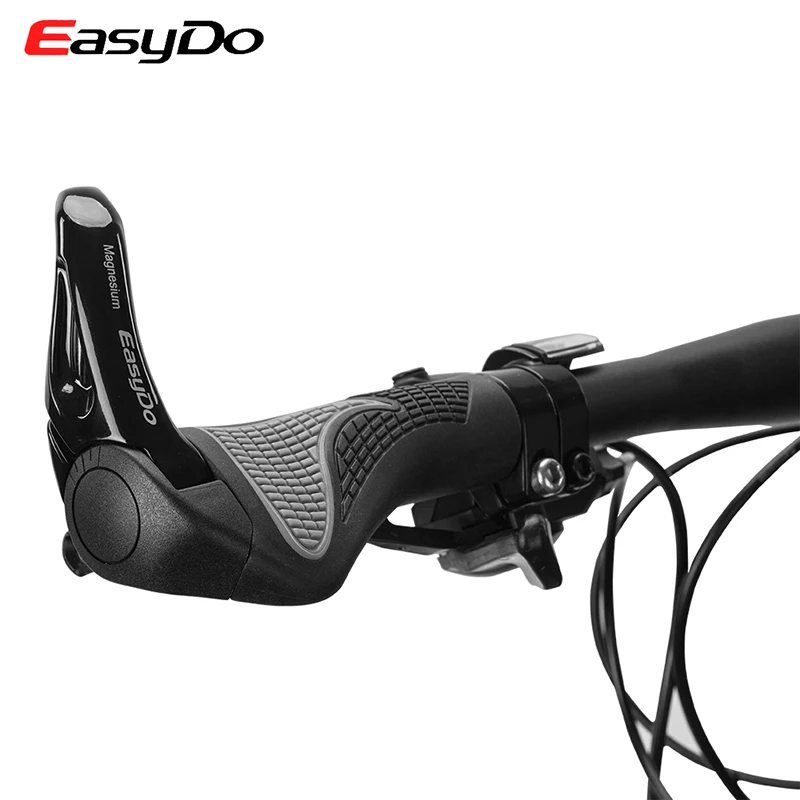 EasyDo велосипедный велосипед MTB Touring руль Кратон ручка бар Эргономичный Push On мягкие ручки резиновые и алюминиевые/магния баренды