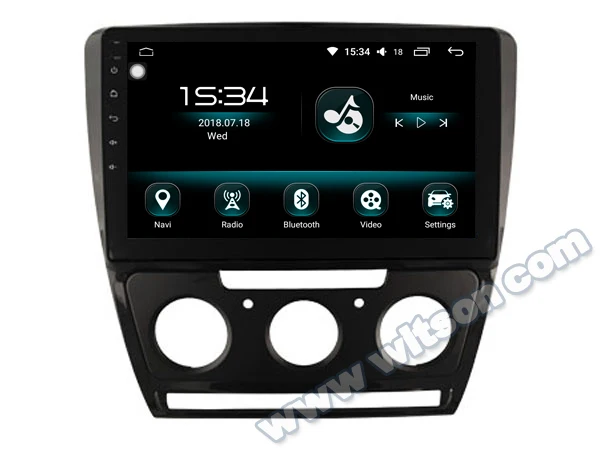 Sale WITSON Android 8.0 10.2" CAR DVD PLAYER For VOLKSWAGEN SKODA OCTAVIA (AUTO A/C) 2010-2014 CAR STEREO CAR AUDIO PLAYER 13