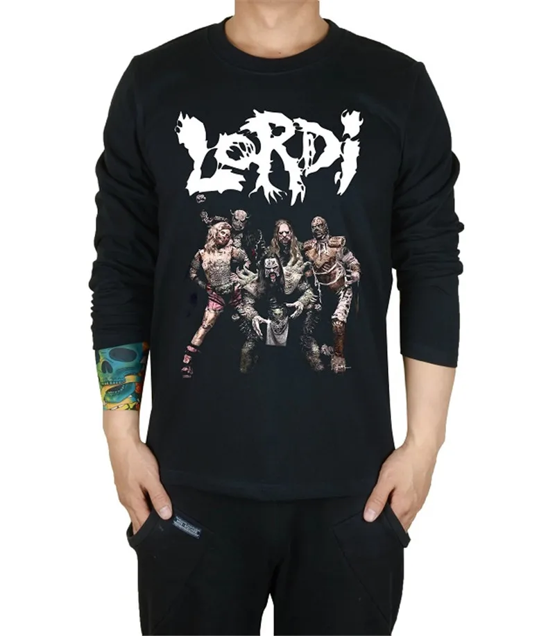 2 вида Летний стиль Lordi Finland рок группа для мужчин и женщин рубашка панк смерти тяжелый черный металл ММА фитнес скейтборд 3D маска с принтом - Цвет: Небесно-голубой