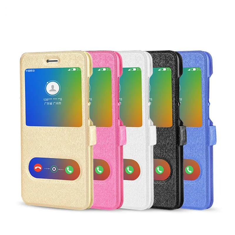 Flip Cover for Honor 8 Lite Case Quick Answer View Window Leather Huawei / Phone Bags &amp Cases Ultra Thin |
