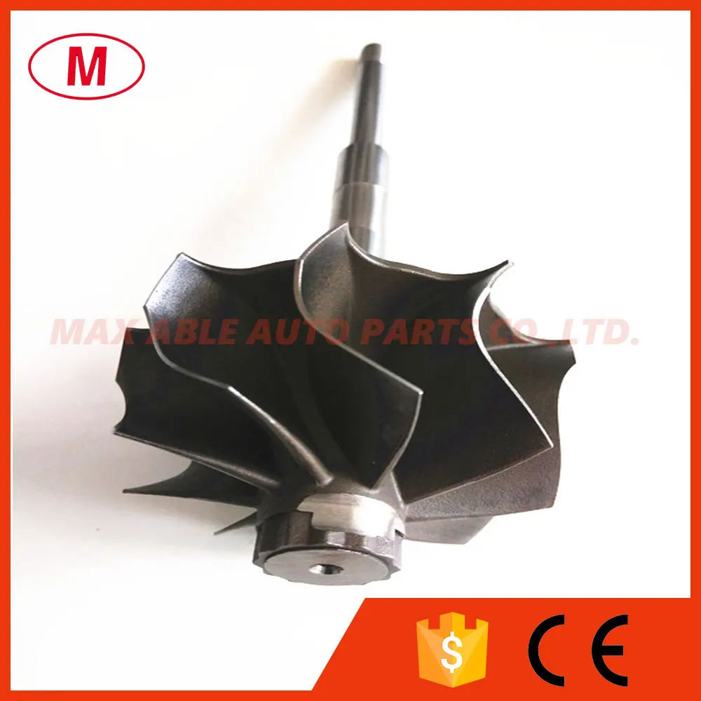 

GT28 Turbo journal bearing Turbocharger turbine shaft&wheel/turbine wheel 46.95x53mm 9 blades