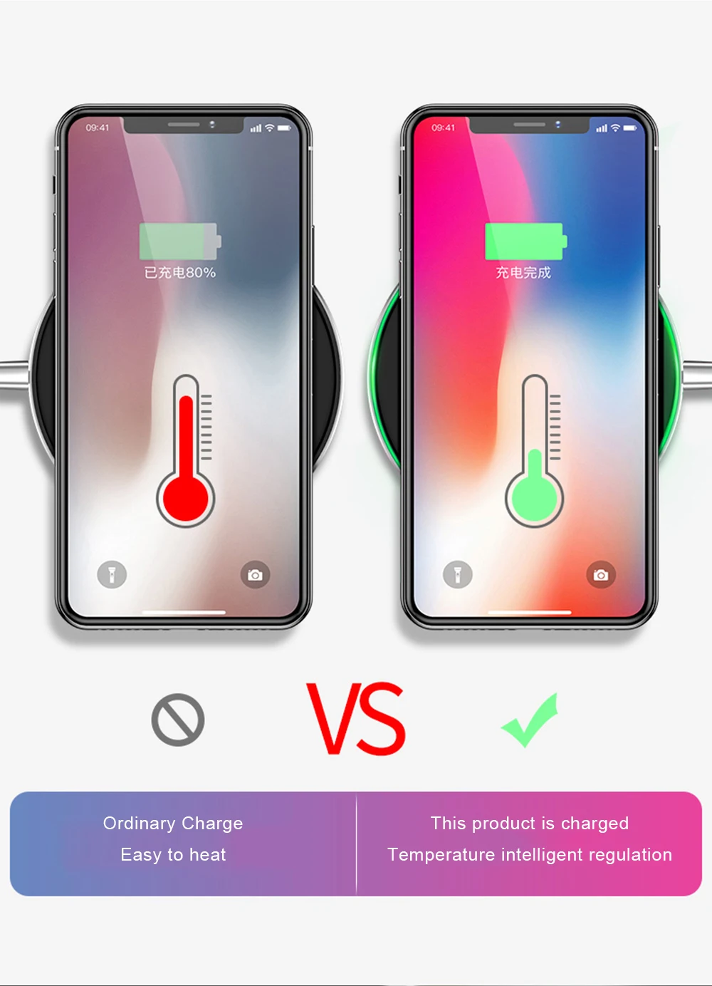 Universal 10W Wireless Charger For Samsung Galaxy S8 Plus S9 Note 8 S7 S6 Edge Fast Charging Pad Dock For iPhone X 8 Plus JK63 (2)