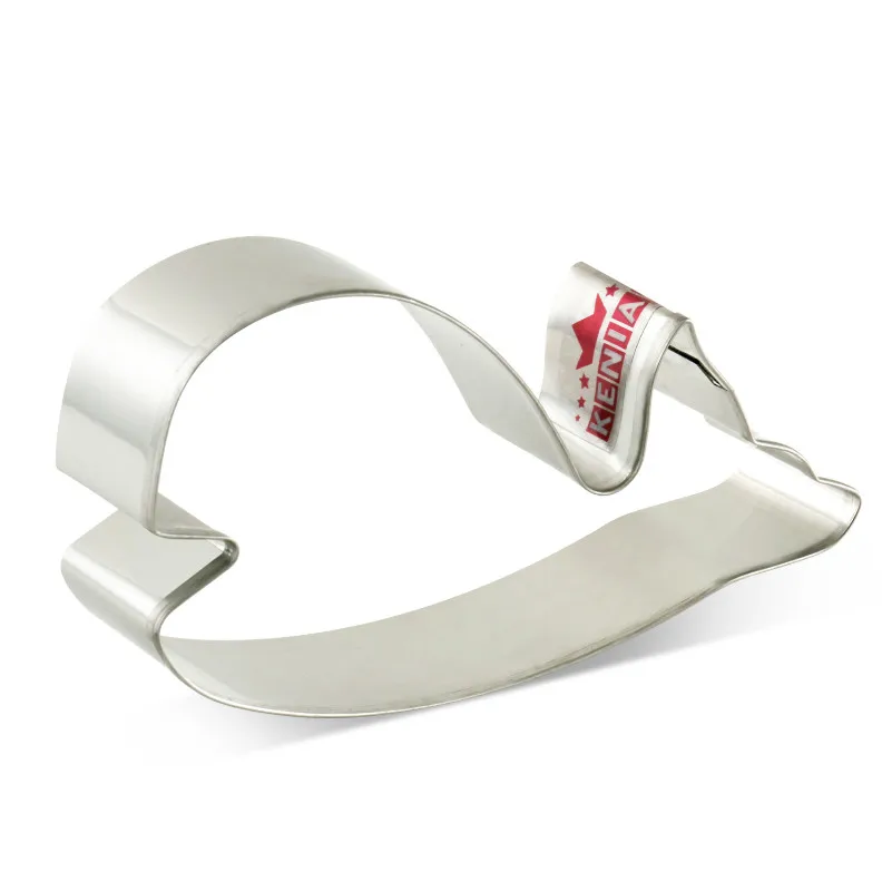 

KENIAO Whale Cookie Cutter Ocean Creature Biscuit Cutter for Kids - Fish Pastry / Bread Cutter - 9.7 x 5 cm - Stainless Steel